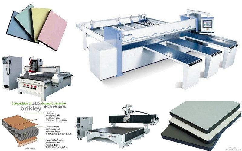 CNC Machine Processing Compact Laminate Board, Quality CNC Special