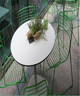 Outdoor HPL Flat Edge Table Tops