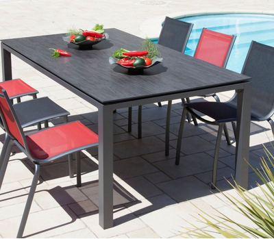 Brikley Compact Laminate Outdoor Table 
