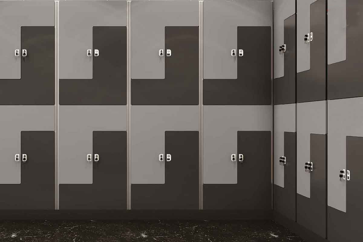 The Project of Dubai School Locker, Phenolic HPL Locker for Junior High